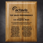 Bamboo Laser Plaque 7